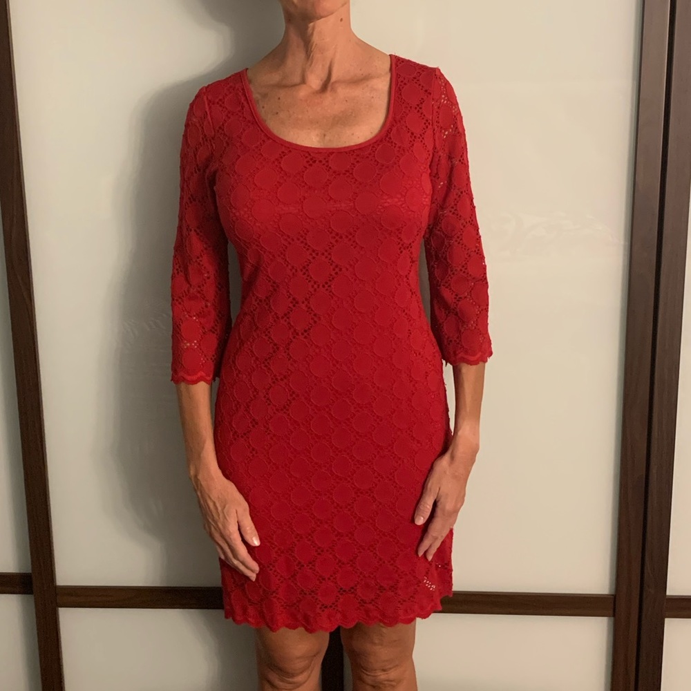 Red dress NWOT